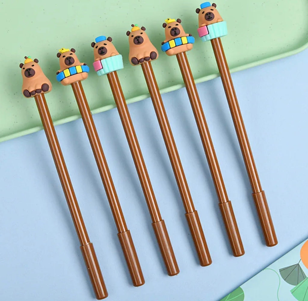 Capybara Surprise Pens – The Chill Mystery Crew