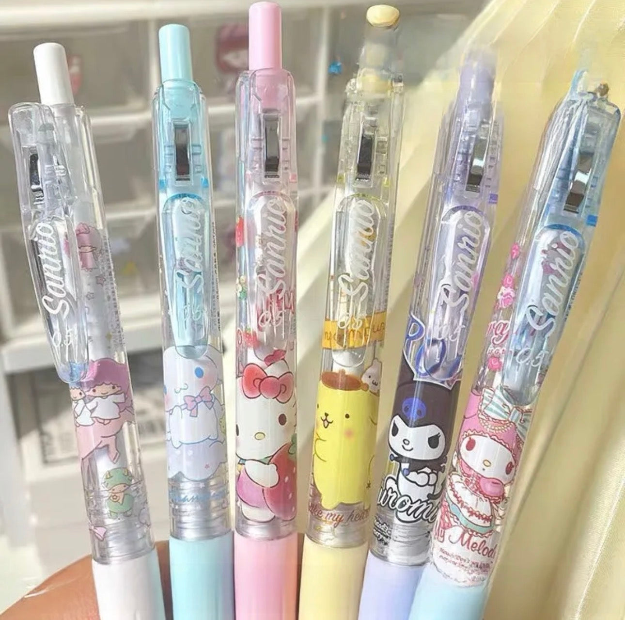 Kawaii Character Gel Pen Set