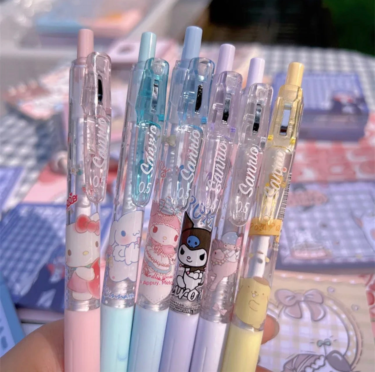 Kawaii Character Gel Pen Set