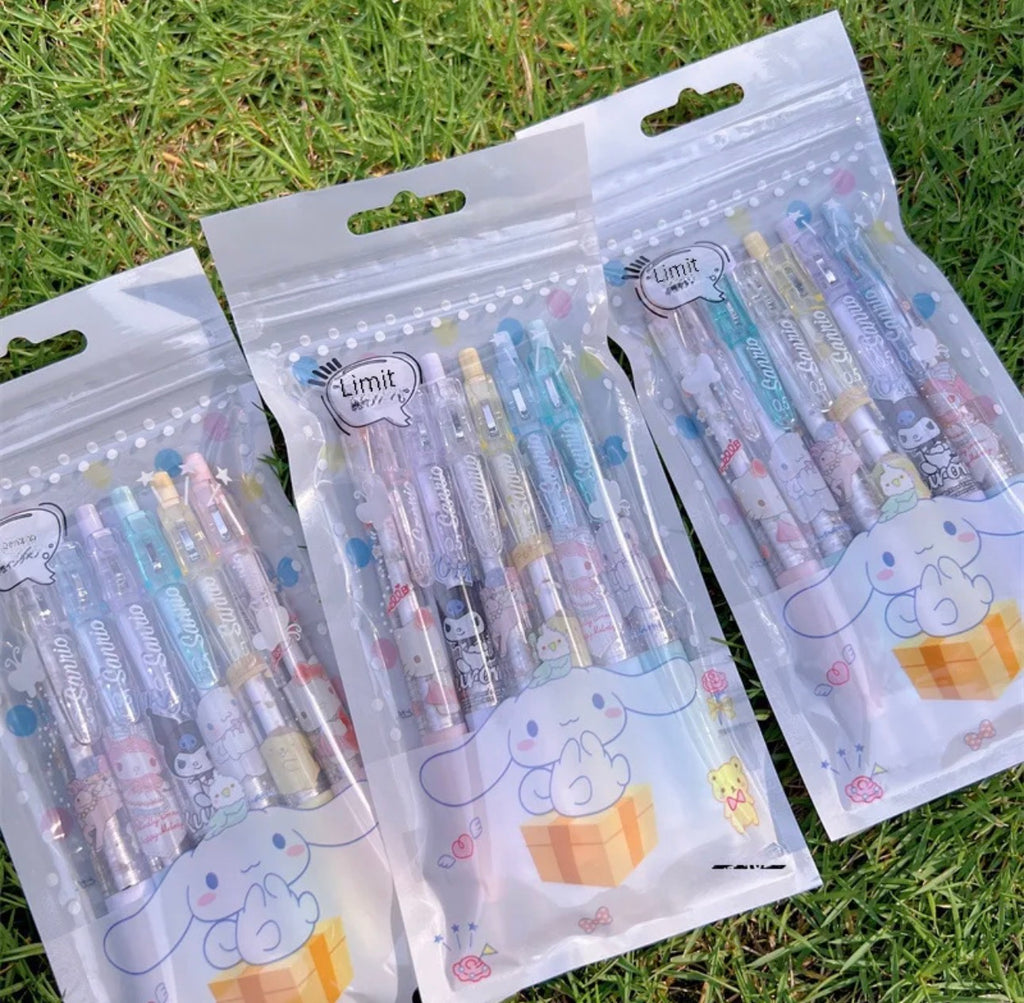 Kawaii Character Gel Pen Set
