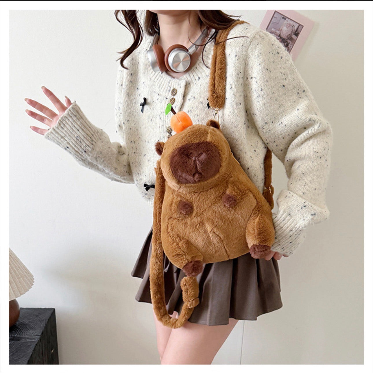 Capybara Plush Rucksack