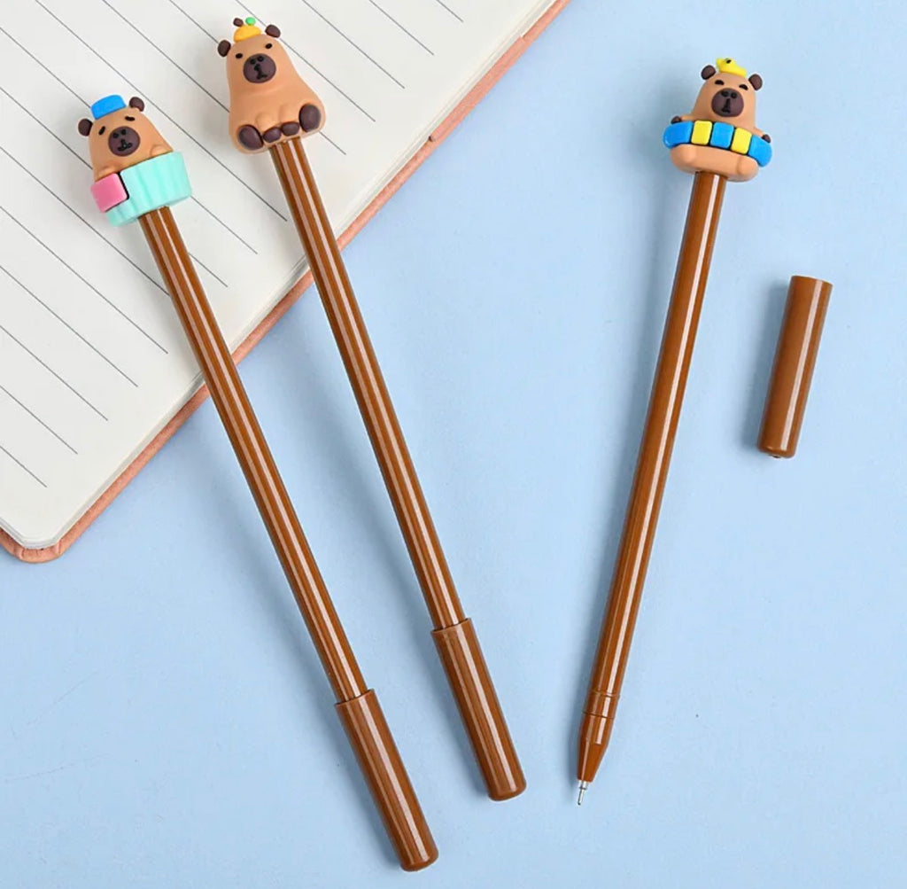 Capybara Surprise Pens – The Chill Mystery Crew