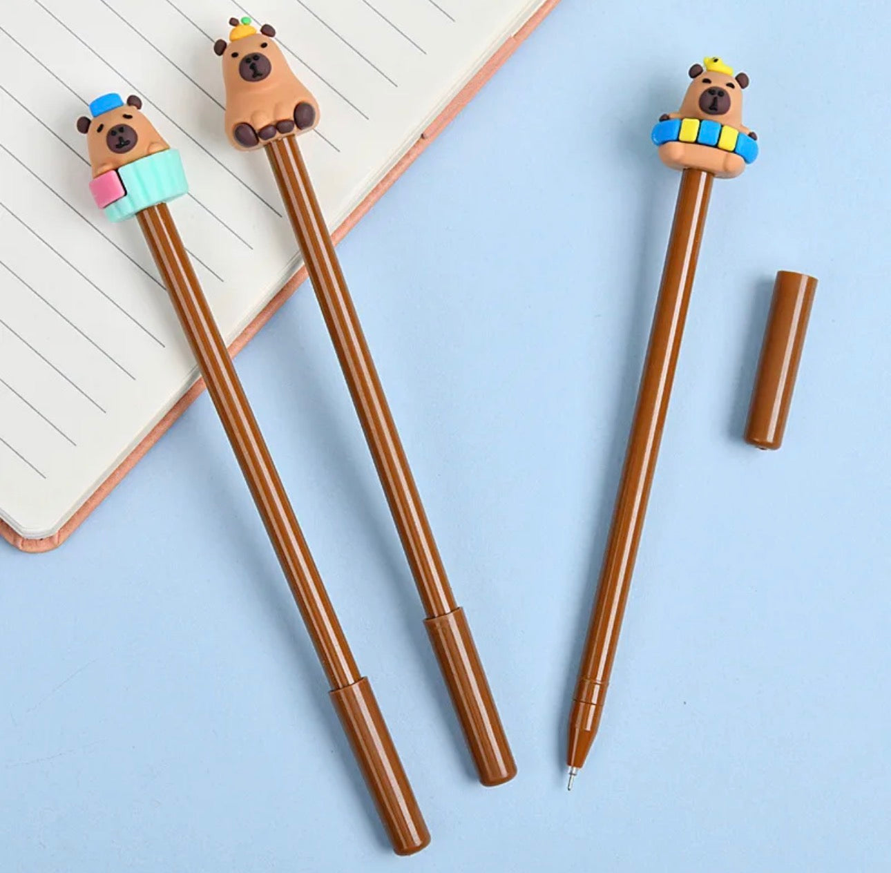 Capybara Surprise Pens – The Chill Mystery Crew