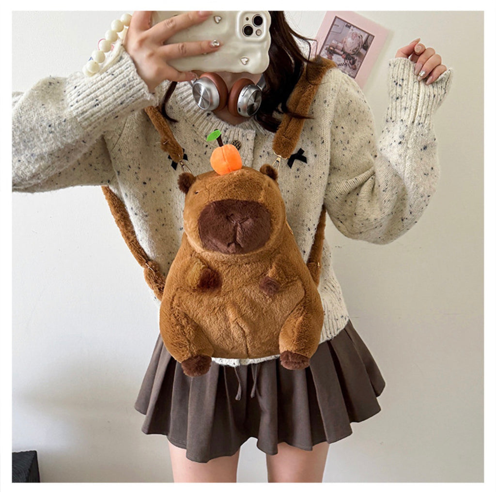 Capybara Plush Rucksack