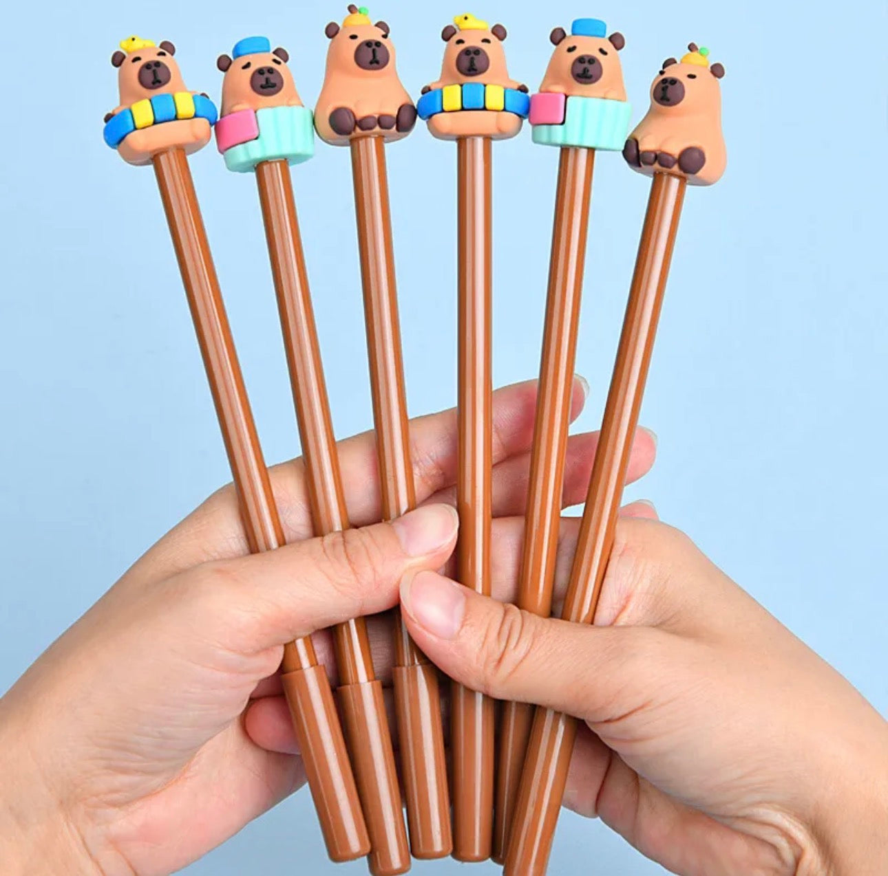 Capybara Surprise Pens – The Chill Mystery Crew