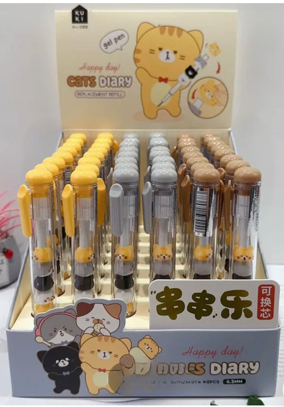 Cat Stack Gel Pens – The Jenga Crew