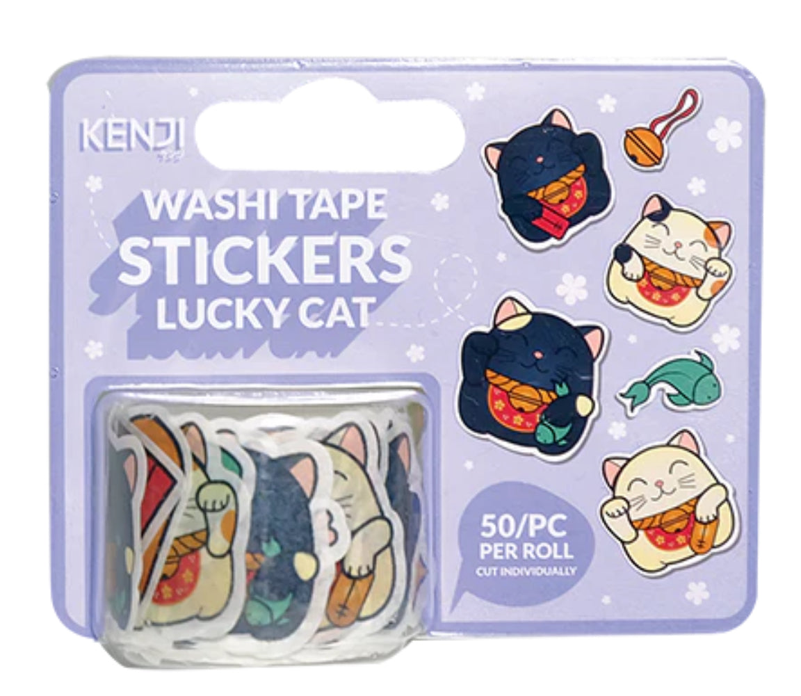 Kenji Washi Tape Stickers – Lucky Cat