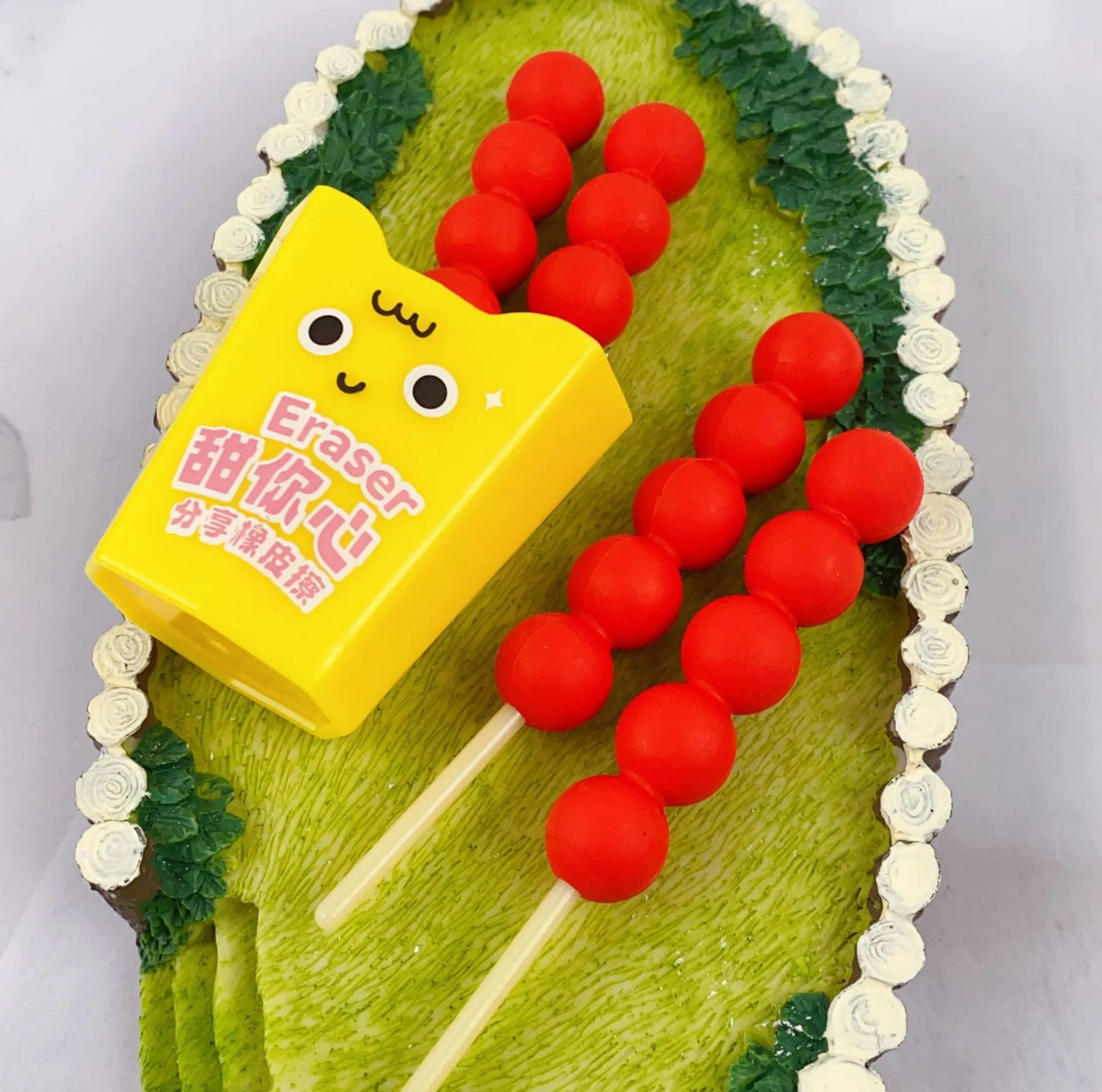 Cute Snack Box Erasers