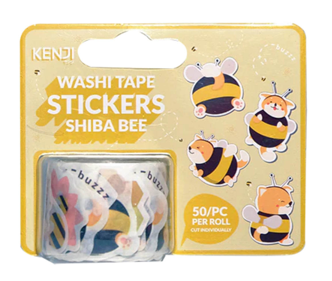 Kenji Washi Tape Stickers – Shiba Bee