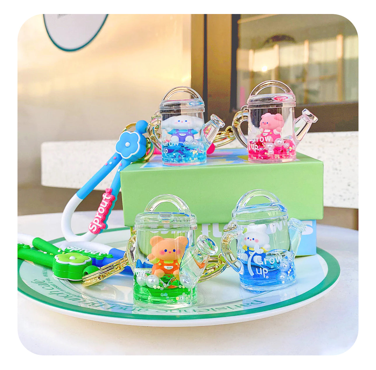 Mima Watering Can Keyring