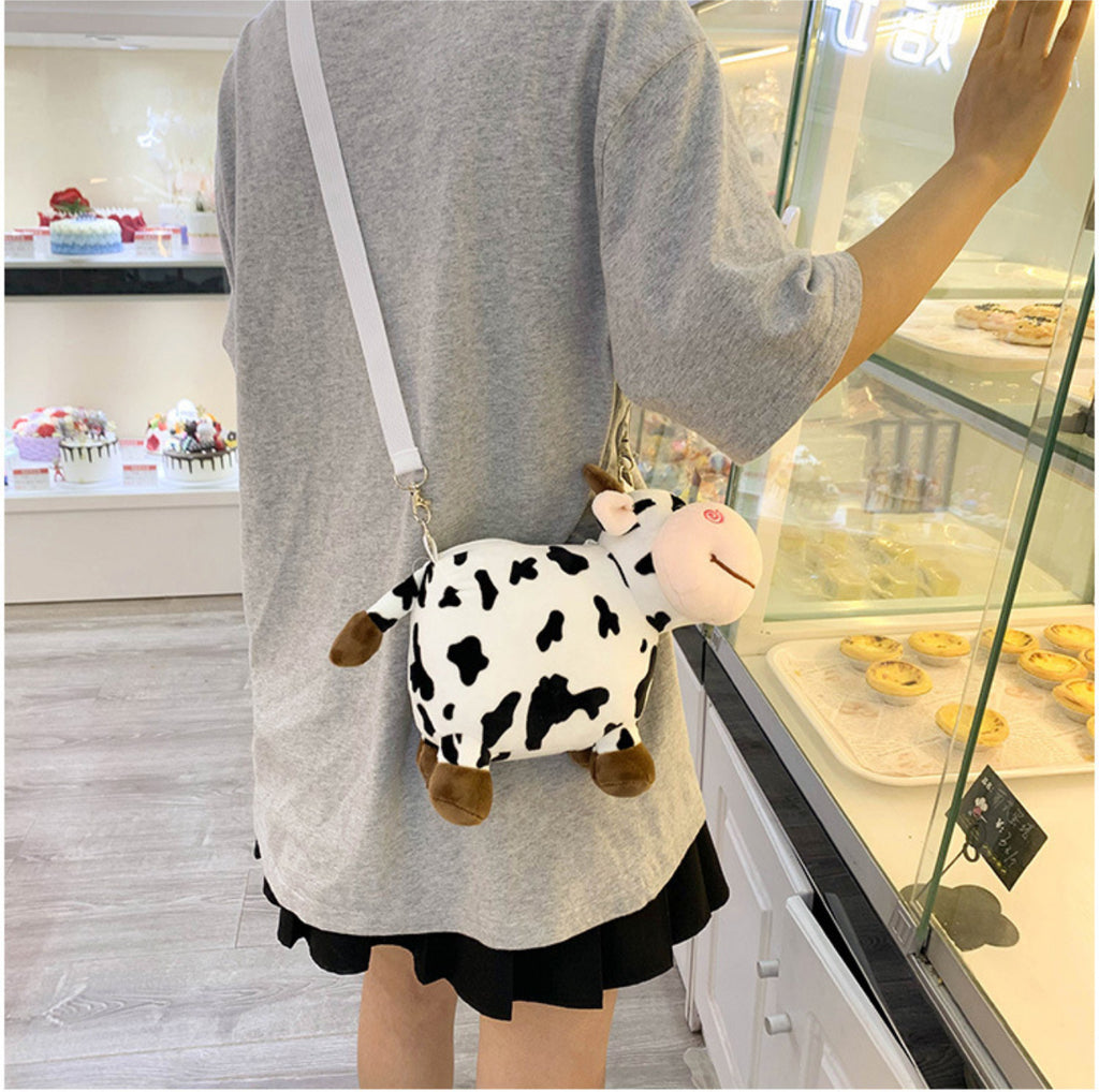 Plush Cow Bag