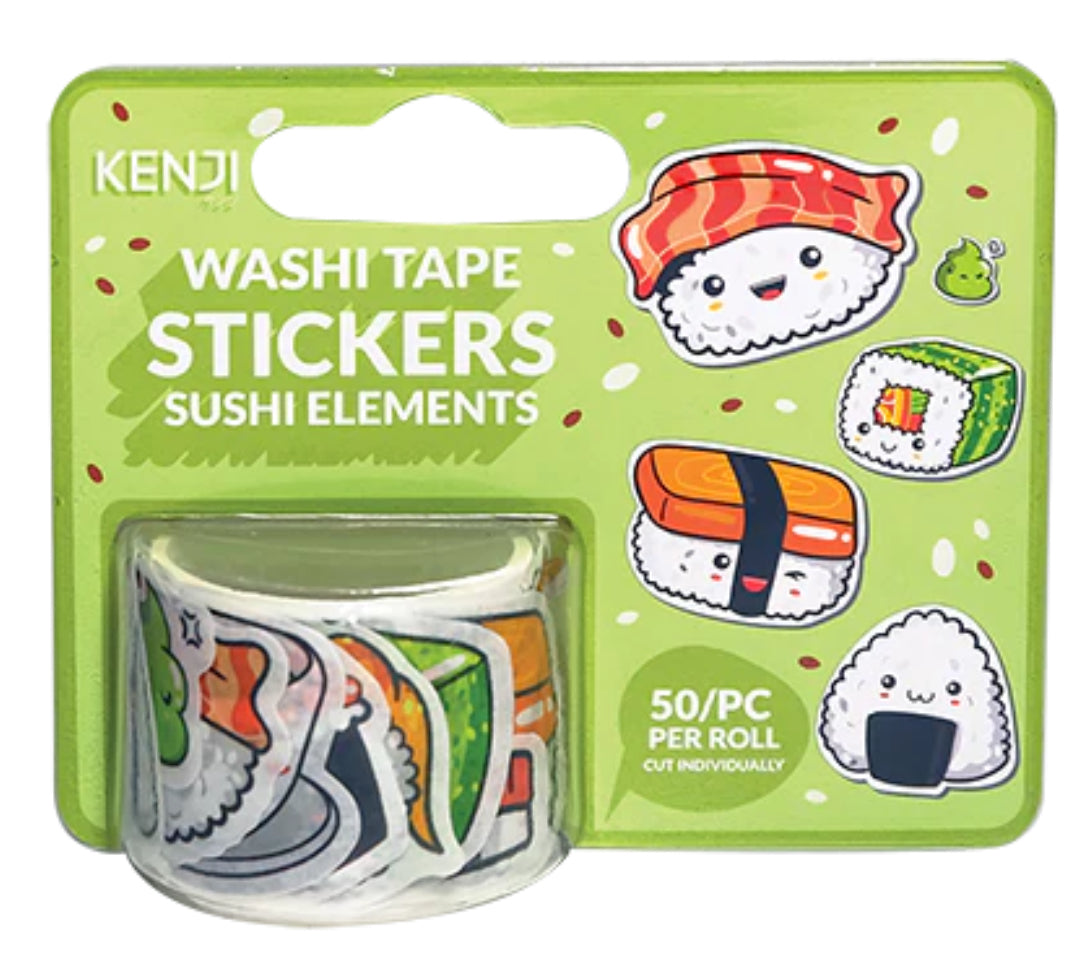KENJI Washi Tape Stickers - Sushi