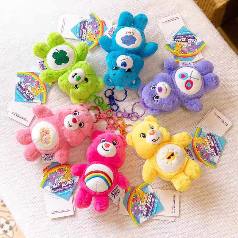 Care Bears Plush Keychain – Cute Soft Bag Charm