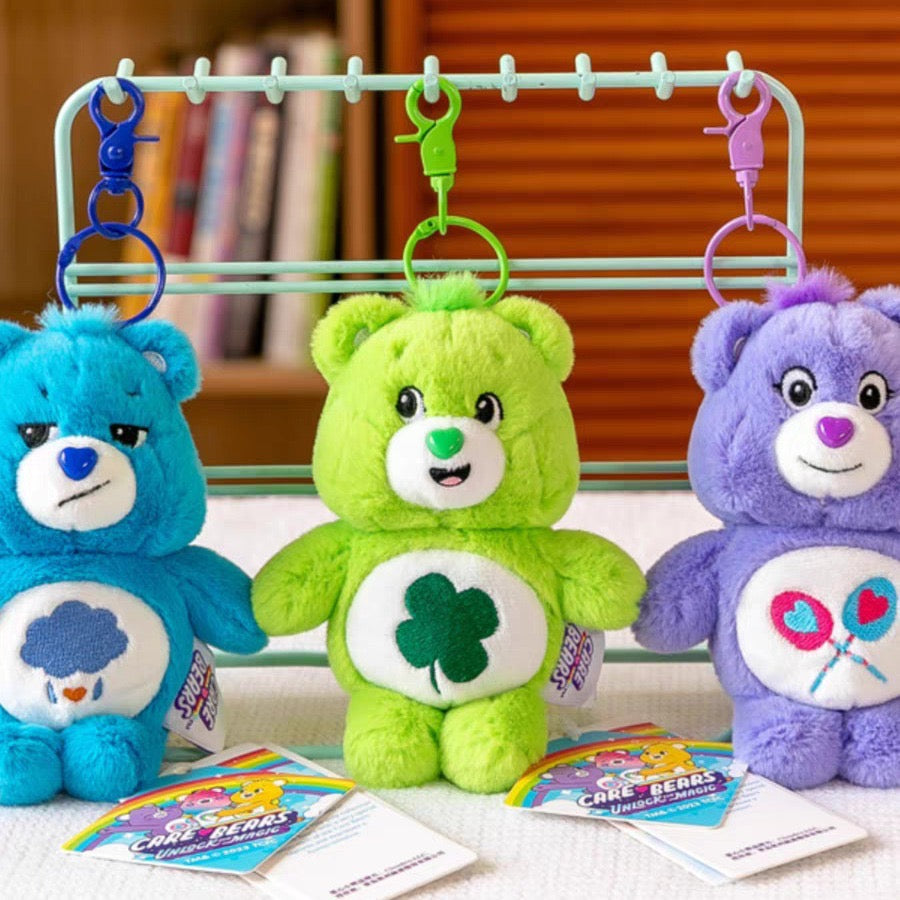 Care Bears Plush Keychain – Cute Soft Bag Charm